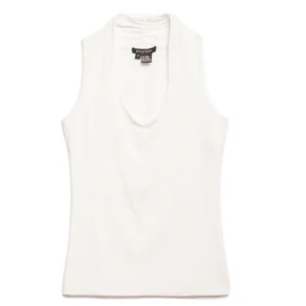 Women's “Zoom” Ivory Sleeveless Top